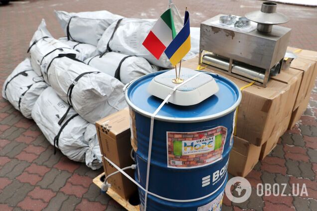 Киев получил тенты, буржуйки и генератор от итальянских партнеров, – Кличко