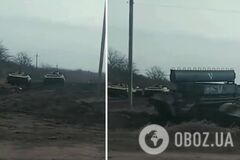 'Вторая армия мира' готовится к наступлению: оккупанты за неделю не смогли вытащить свои танки из грязи. Видео