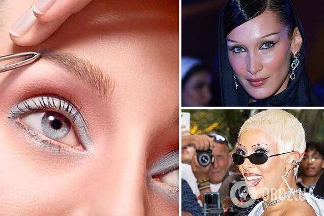 Тонкие брови возвращаются в моду: кому идеально подойдет тренд из 90-х, а кому не стоит экспериментировать. Фото