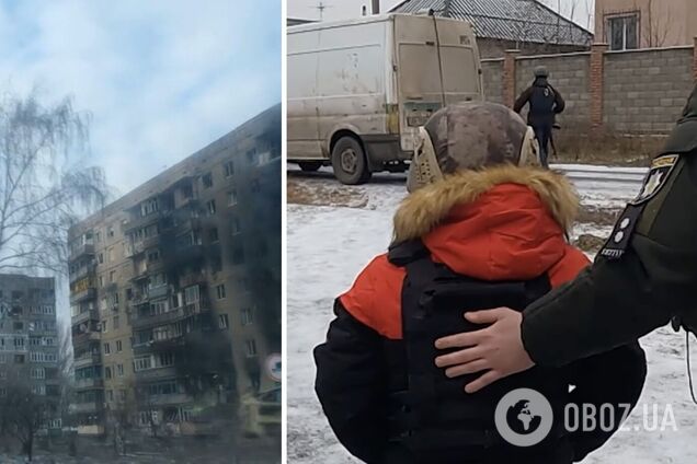 В Авдіївці розформували опікунську сім’ю, аби вивезти дитину з-під обстрілів. Відео