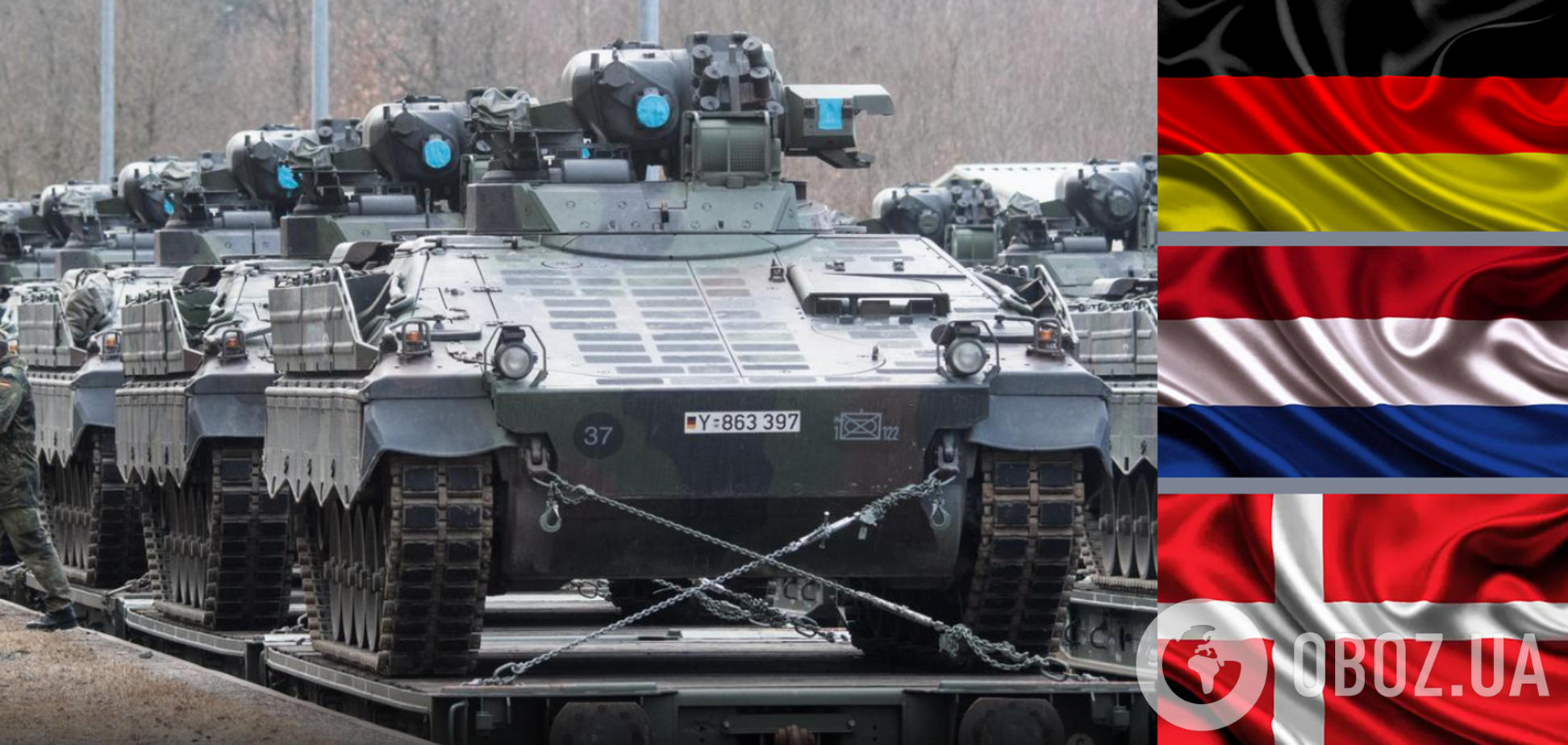 Нидерланды, Германия и Дания передадут Украине около 100 модернизированных танков Leopard 1