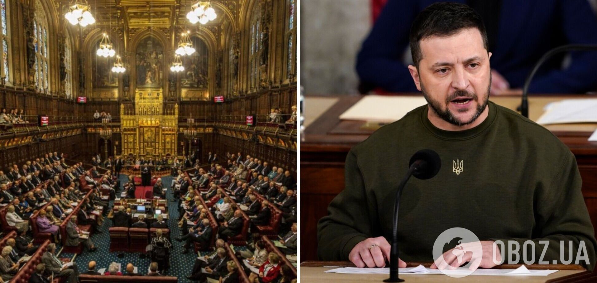 'Ми маємо свободу, дайте нам крила, щоб її захистити': Зеленський у парламенті Британії закликав дати Україні винищувачі. Відео