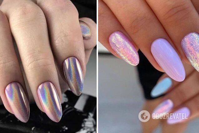 'Волшебный' маникюр 'ногти единорога' стал новым трендом зимы: чем он покорил модниц. Фото