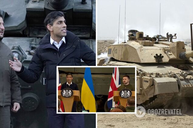 Танки Challenger 2 прибудуть в Україну в березні: Сунак і Зеленський зустрілися з українськими військовими в Дорсеті. Фото і відео