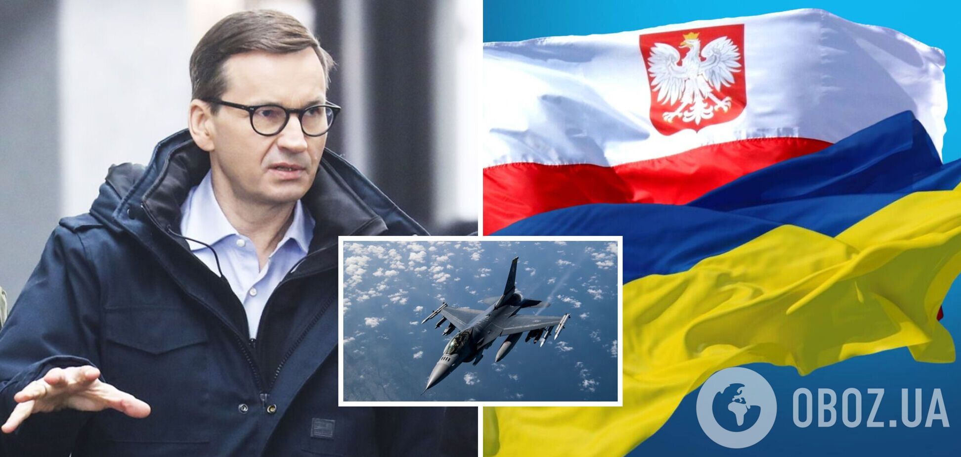 'Решение остается за НАТО': Моравецкий – о вероятности поставки Польшей истребителей F-16 Украине