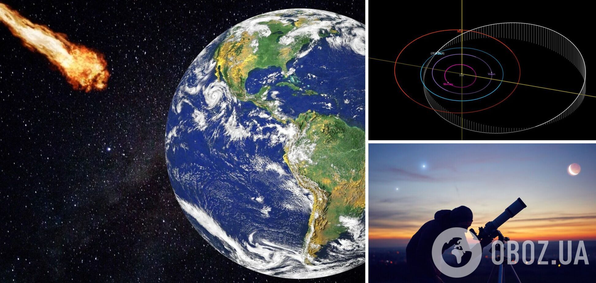 К Земле летит астероид размером с самолет: когда будет ближе всего и что о нем известно