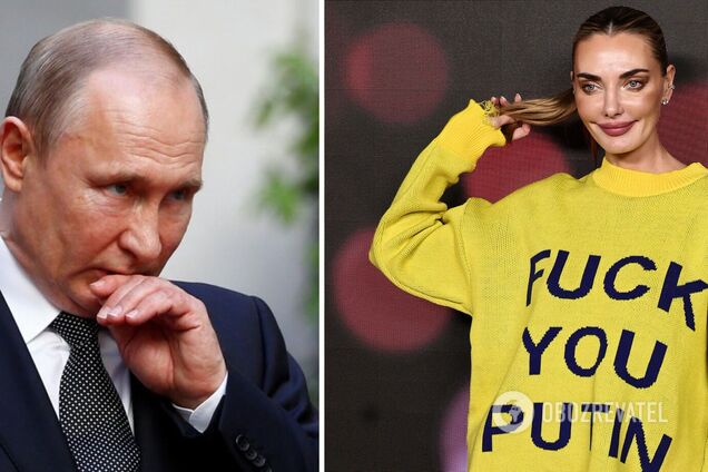 Супермодель Аліна Байкова нецензурно звернулася до Путіна з червоної доріжки завдяки промовистій мінісукні. Фото