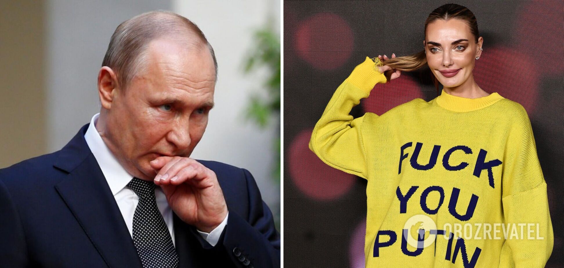 Супермодель Алина Байкова нецензурно обратилась к Путину с красной дорожки благодаря красноречивому мини-платью. Фото