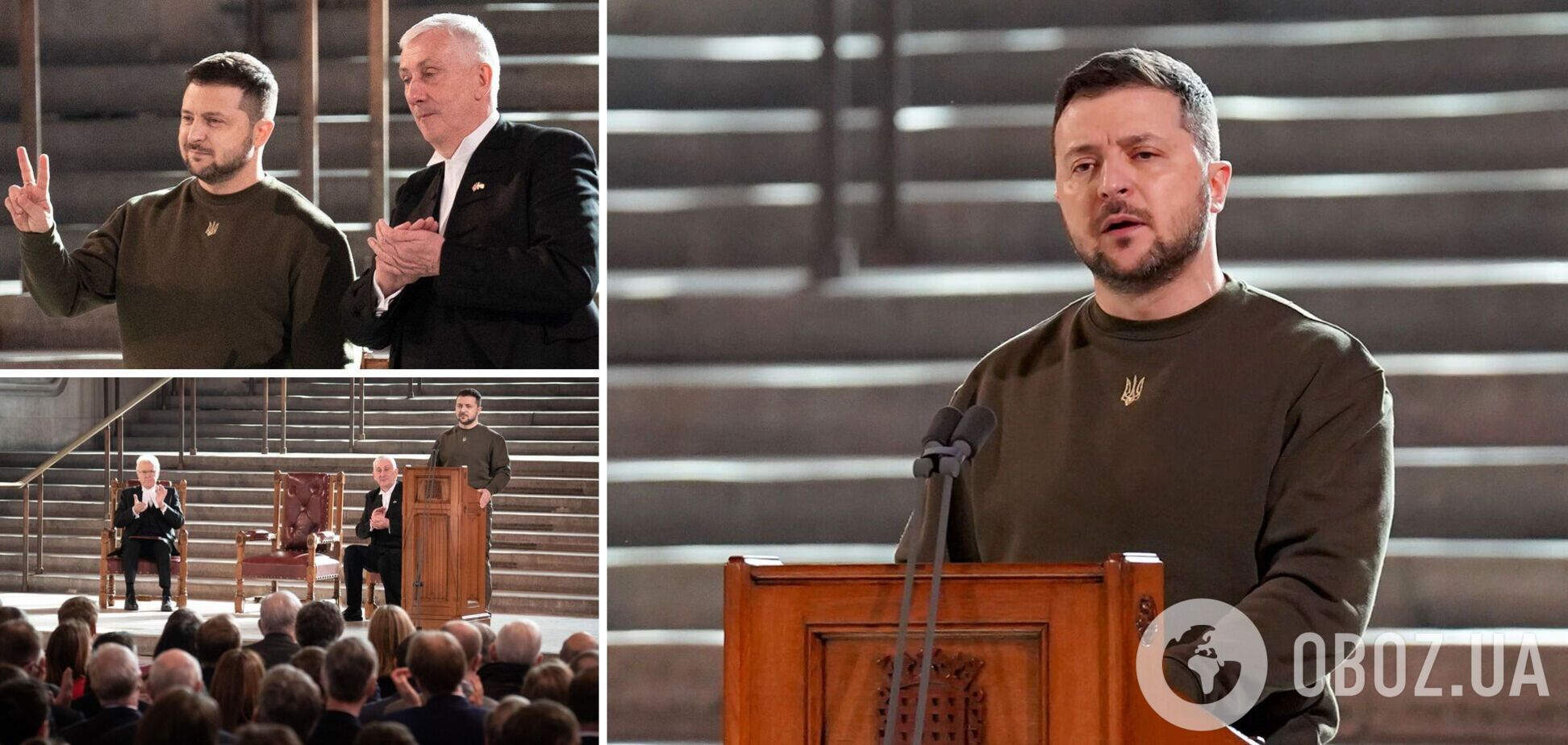 'Надзвичайний символізм': у Британії звернули увагу на особливий жест Зеленського наприкінці виступу в парламенті. Фото і відео