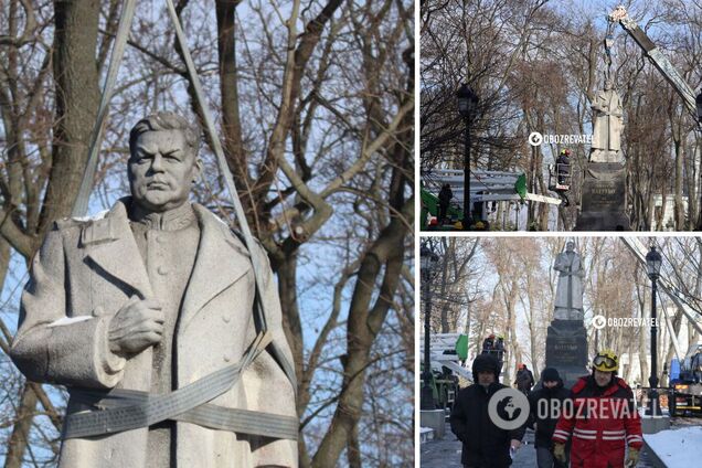 Коммунальщики начали демонтаж скульптуры