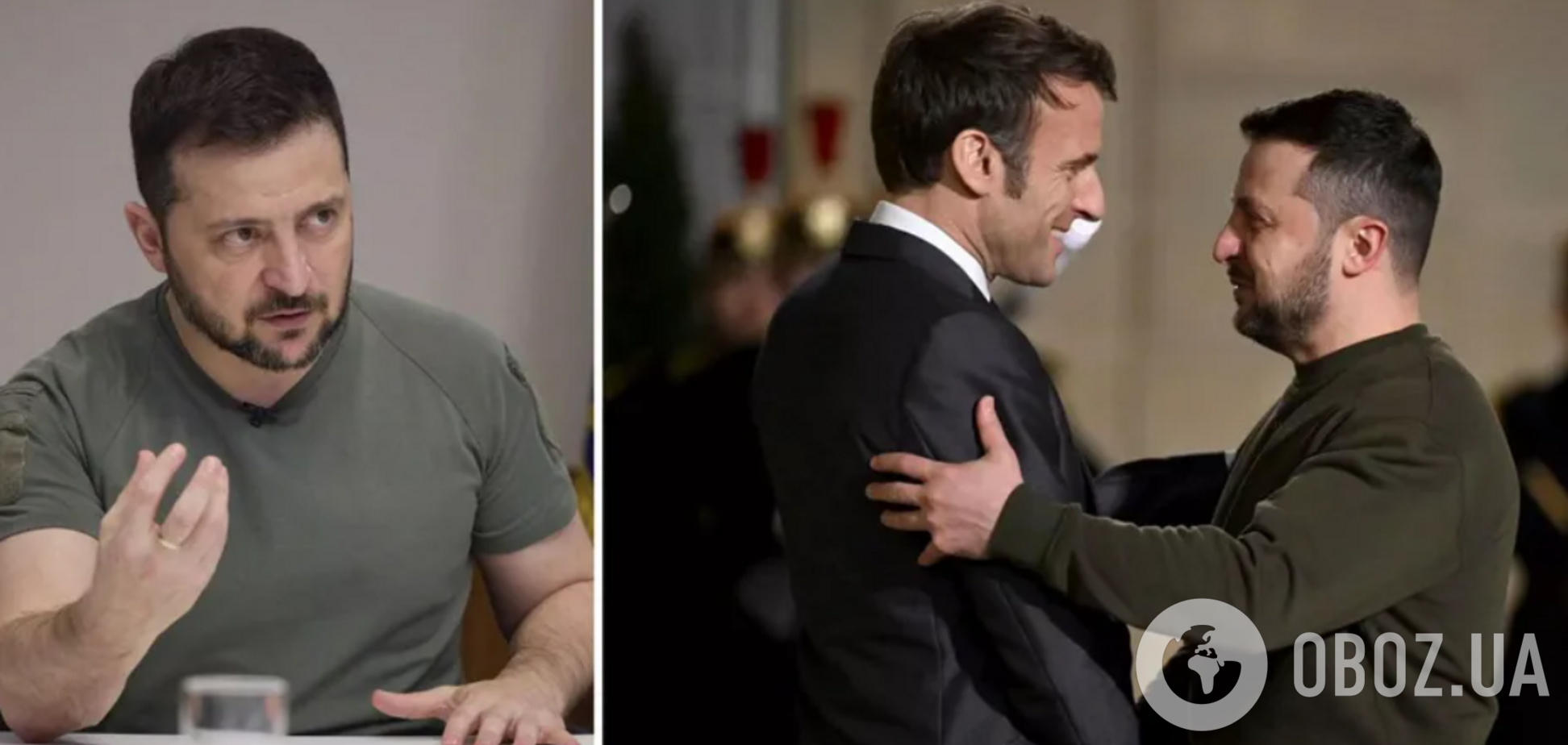 Макрон суттєво змінив свою позицію щодо України після того, як хотів зберегти обличчя Путіну, – Зеленський в інтерв’ю Le Figaro