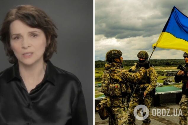 Оскароносная актриса Жюльет Бинош со слезами на глазах выразила уважение украинцам