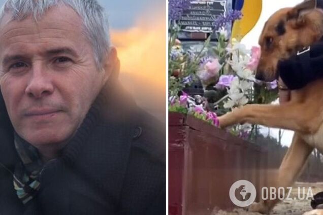 'Мене зачепило': Грубич показав, як пес прощається із загиблим на фронті військовим, і довів мережу до сліз