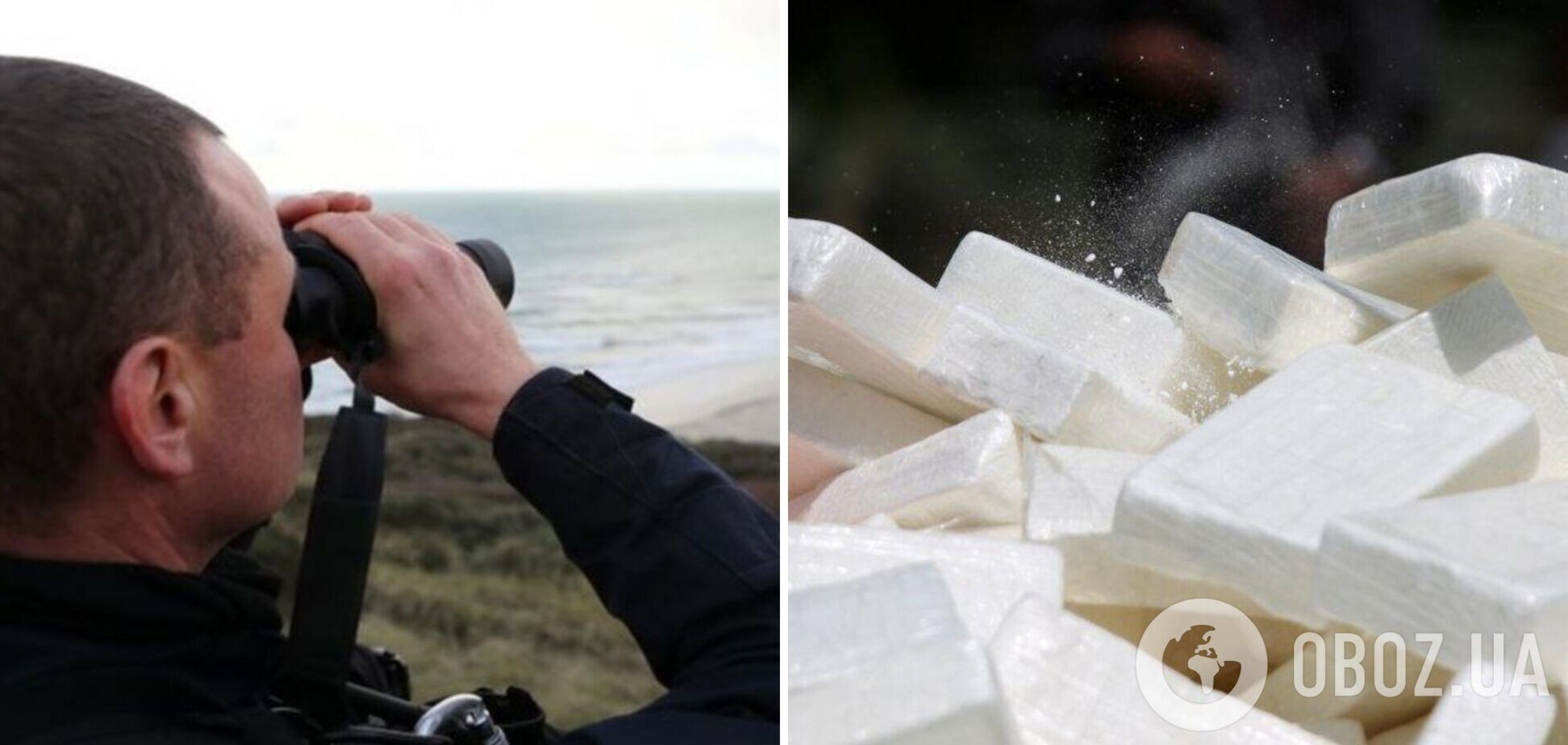 Обнаружил прохожий: на берег Ла-Манша выбросило 850 кг кокаина 