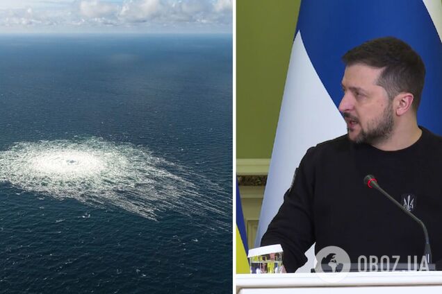 Зеленський спростував причетність України до вибухів на 'Північних потоках'