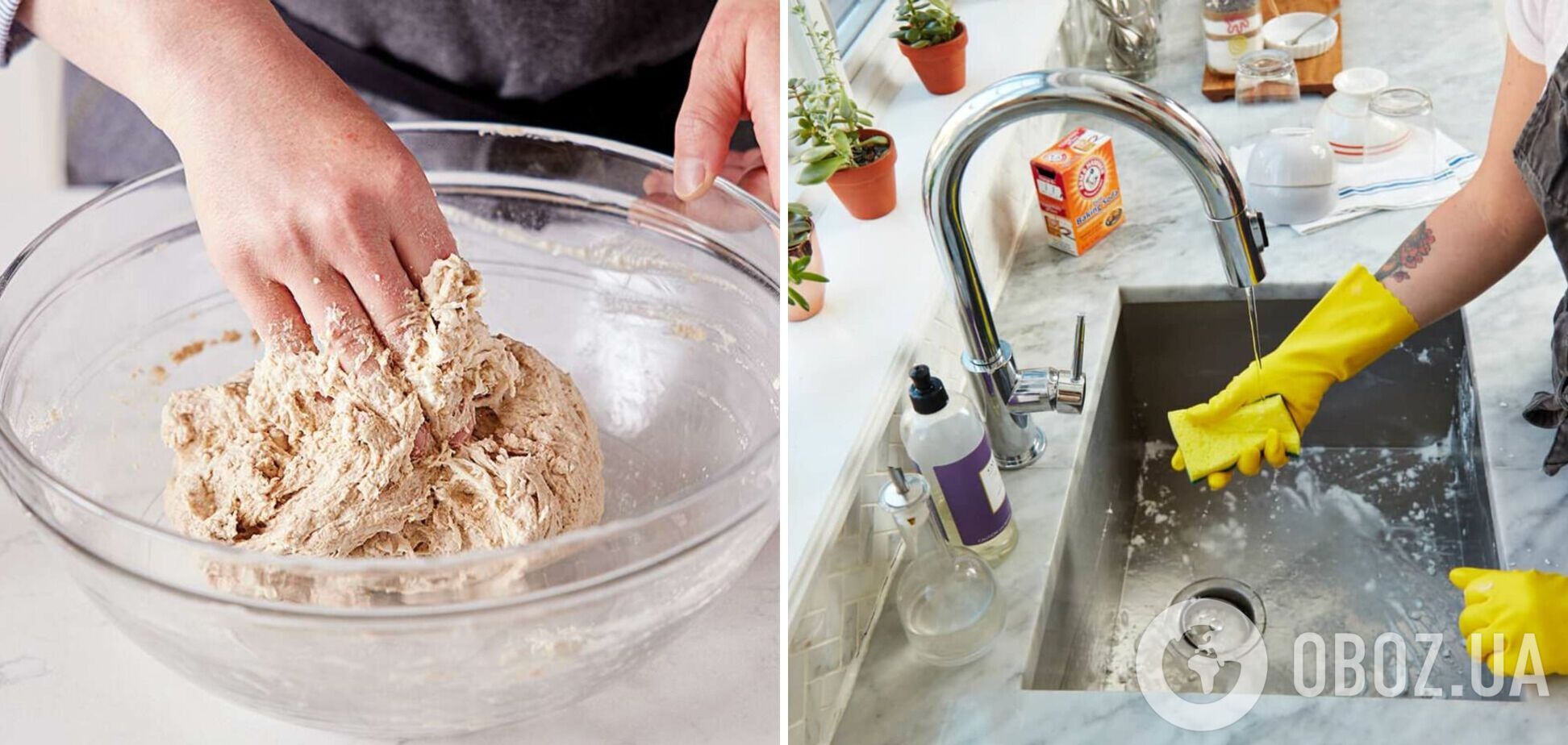 Как отмыть остатки теста с посуды: губку портить не придется