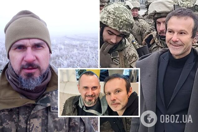 Вакарчук встретился с Сенцовым и его новорожденным сыном: поговорили о фронте и бессонных родительских ночах