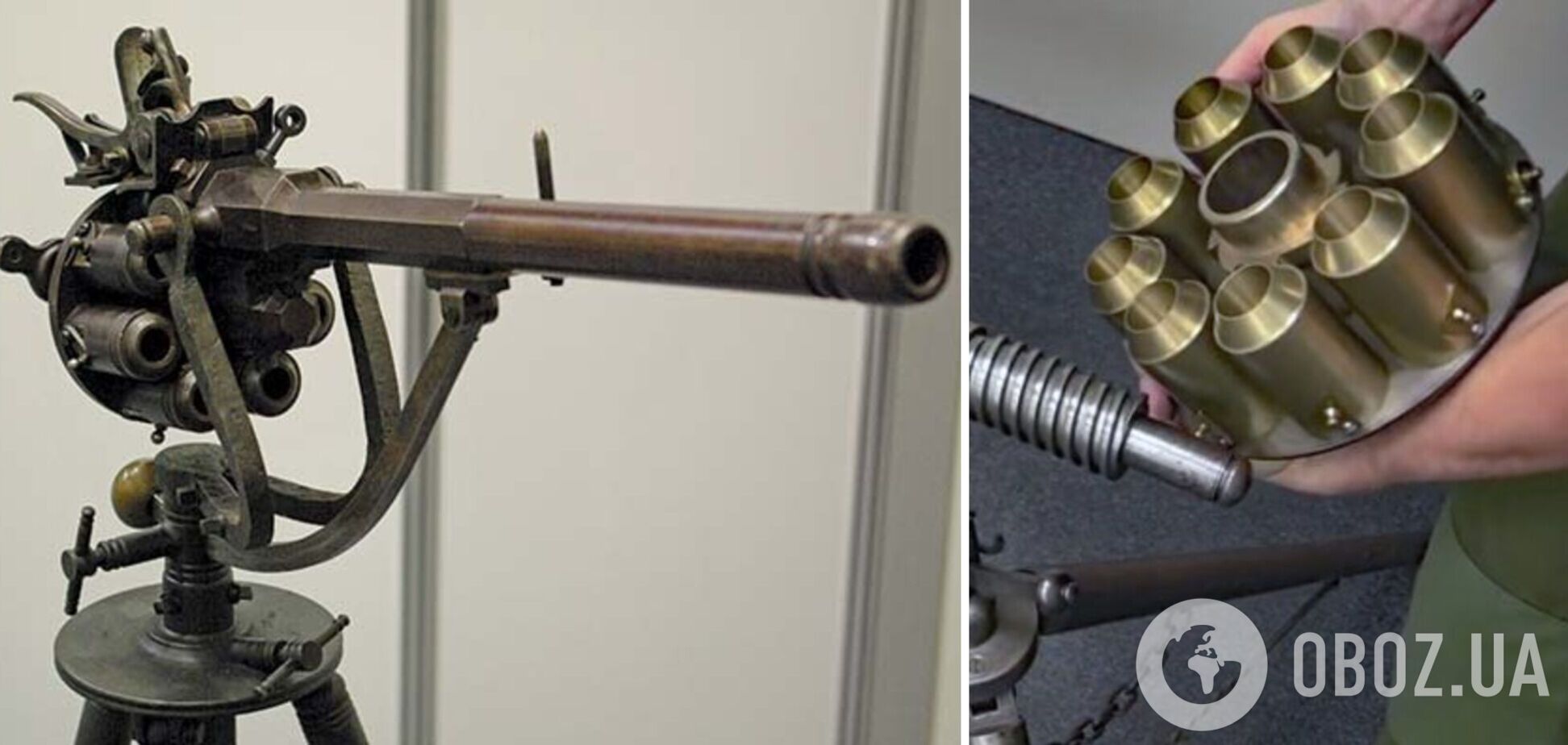 Як виглядав перший в історії людства кулемет та чому він стріляв квадратними набоями