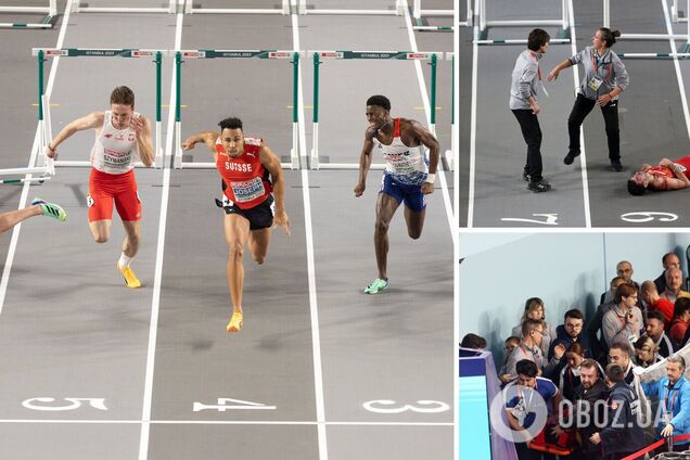 Бігун у фіналі Євро на швидкості впав головою в асфальт. Його відвозили, закривши простирадлами. Відео