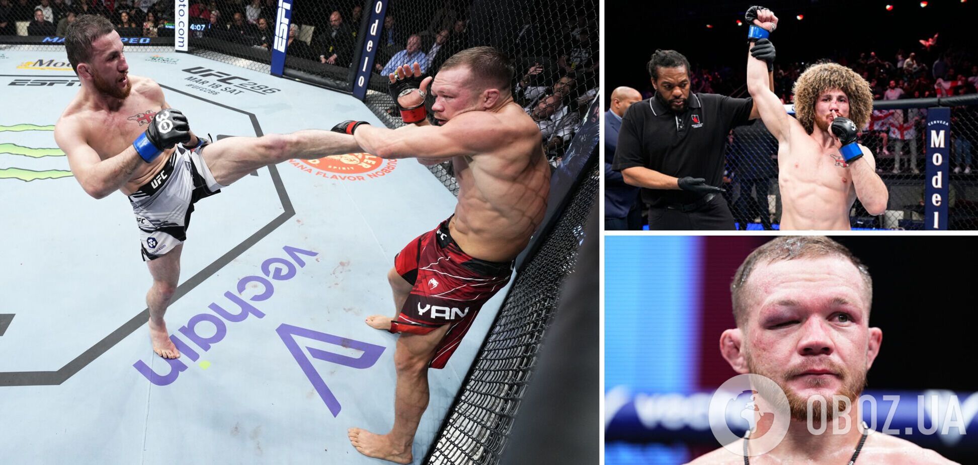 Грузинський боєць UFC розгромив російського ексчемпіона та крикнув 'Слава Україні!' після перемоги. Відео