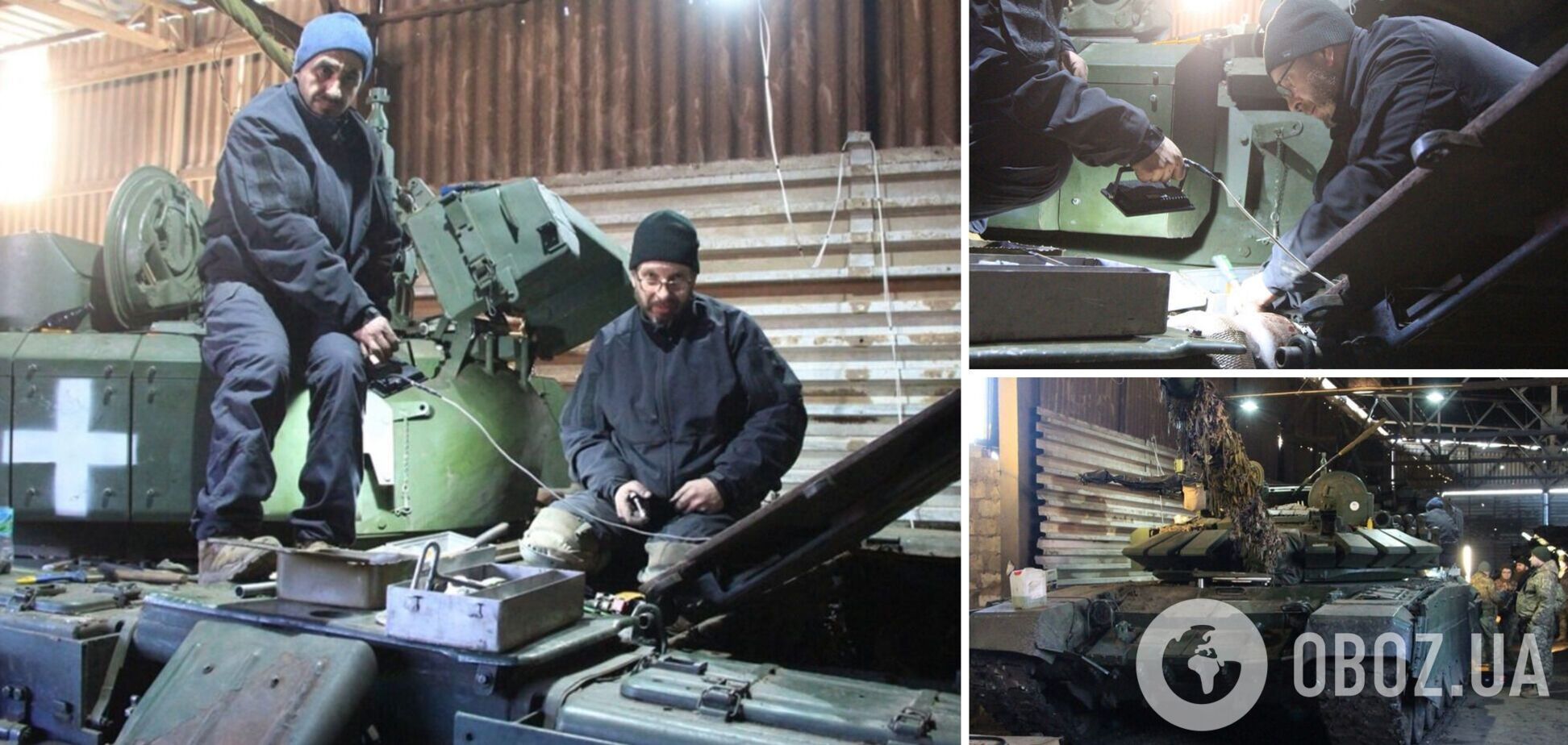 'Глаза смотрят, руки делают': в ВСУ показали, как восстанавливают трофейные российские танки. Видео