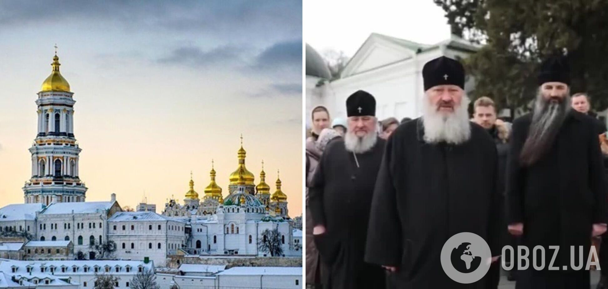 'Мы здесь живем с 1988 года': монахи УПЦ МП заявили, что не будут выселяться из Киево-Печерской лавры. Видео