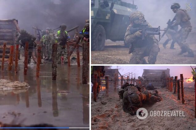 'Решения нужно принимать быстро': украинские военные провели тренировку на севере, продолжается укрепление границы. Видео