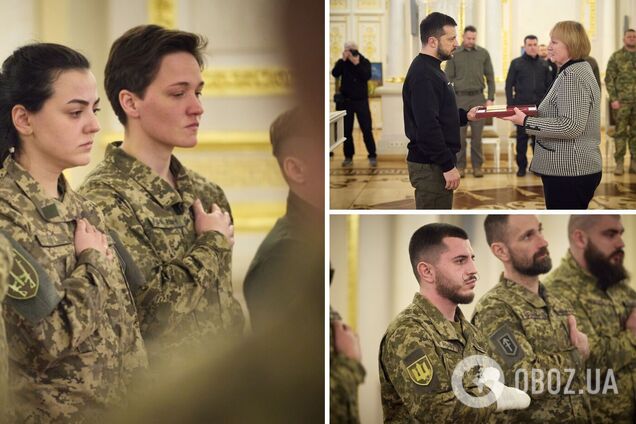 Навчають, рятують, лікують, волонтерять: Зеленський вручив відзнаки українським добровольцям і родинам загиблих. Відео