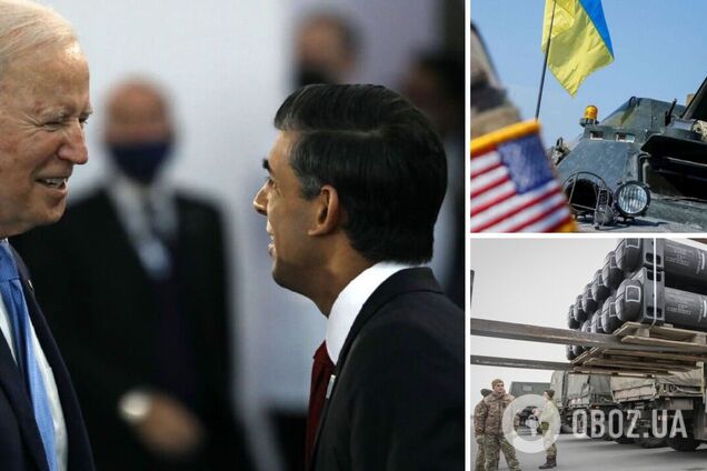 Военная помощь Украине остается самым высоким приоритетом: Сунак рассказал о переговорах с Байденом и Албанизом