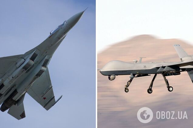 Пентагон: поведінка російських пілотів була небезпечною, США проведуть розслідування інциденту з БПЛА Reaper у Чорному морі