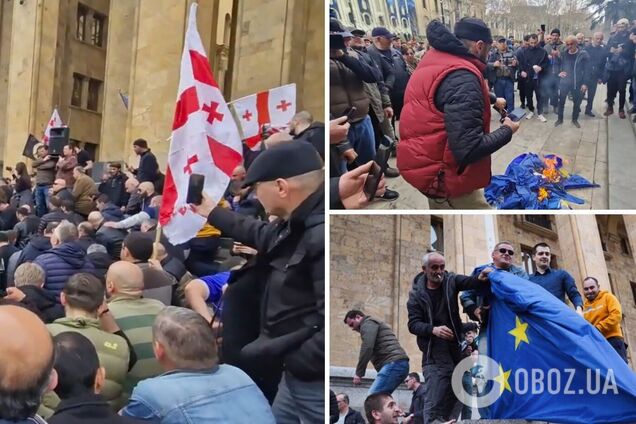 Пророссийская акция в Грузии