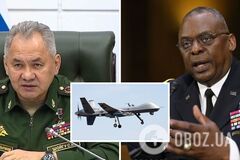 Остін поговорив із Шойгу про збитий БПЛА США