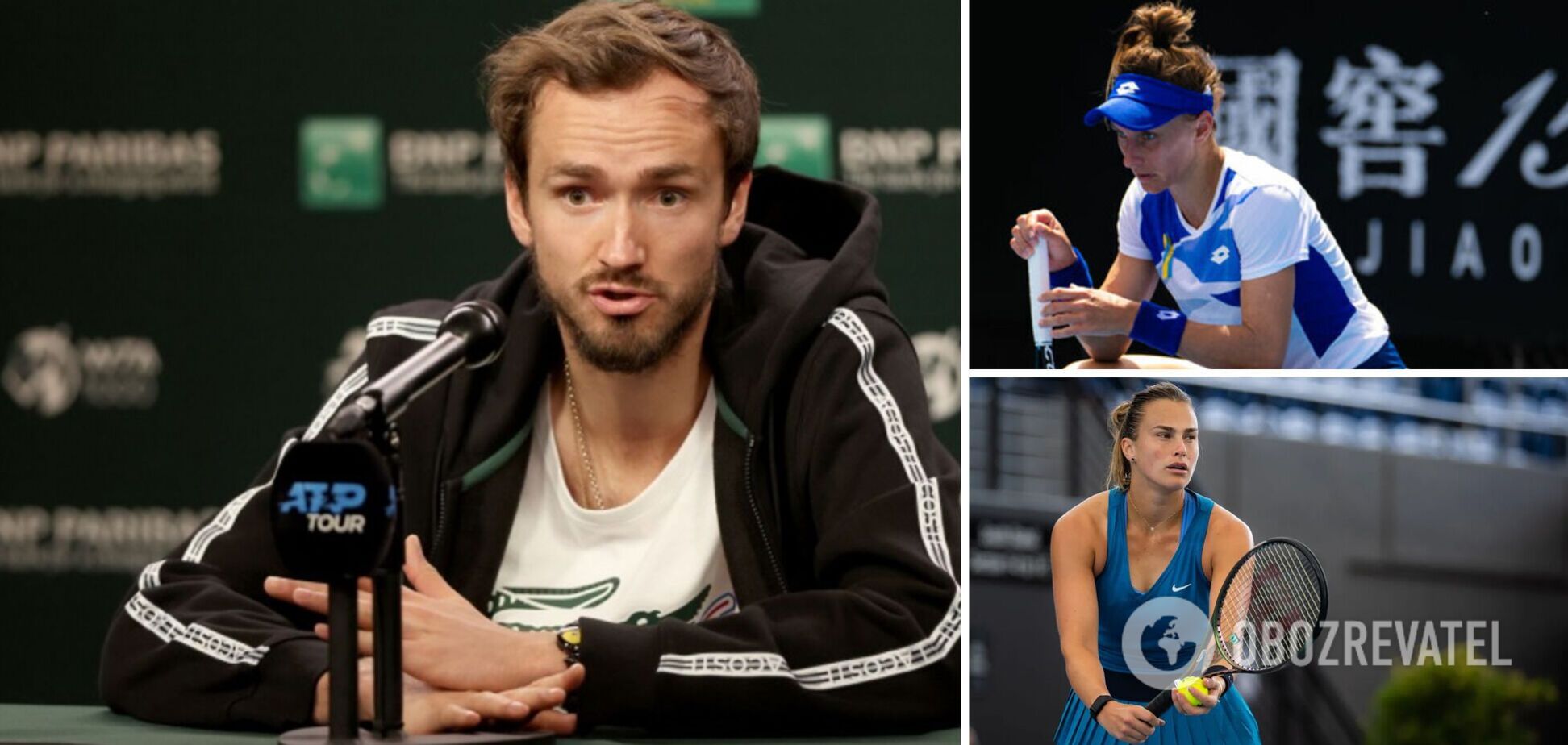 Медведев пожалел украинских игроков: лучший теннисист РФ отреагировал на отказ Цуренко от матча с фанаткой Лукашенко