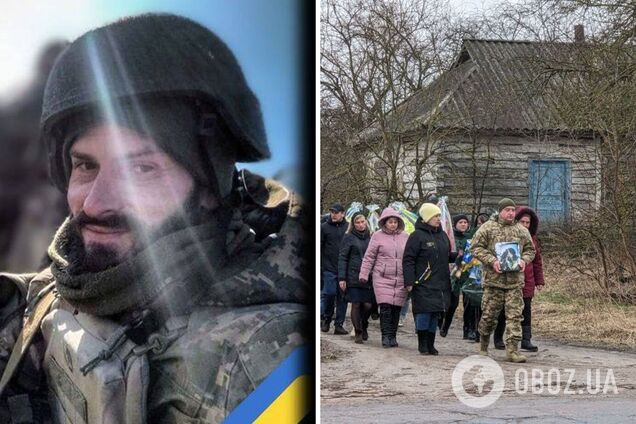 Отдал жизнь за Украину: на Черниговщине попрощались с воином, погибшим во время выполнения боевого задания в Донецкой области. Фото