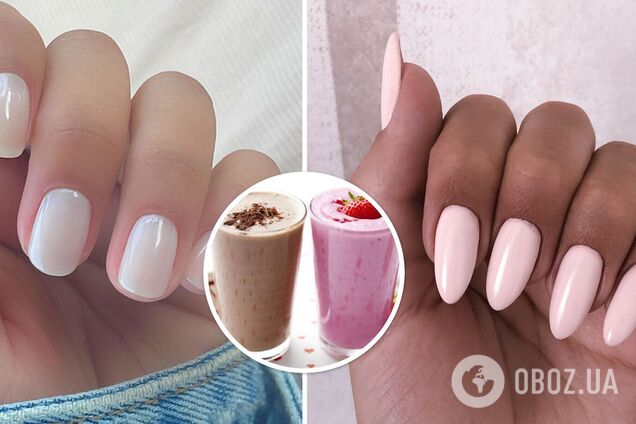 Маникюр Milkshake Nails ворвался в тренды весной 2023: почему его выбирают модницы во всем мире. Фото