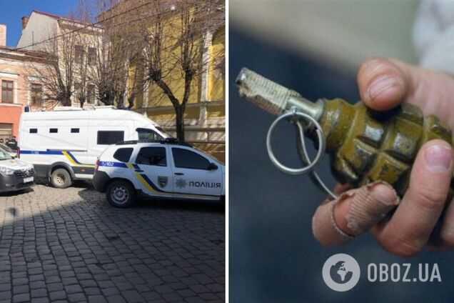 У Чернівцях чоловік із гранатою і пістолетом прийшов до суду: зловмисника затримано. Фото і відео