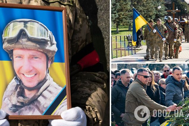 Залишив успішну кар’єру, щоб стати на захист України: в Ужгороді попрощалися з загиблим Героєм. Фото