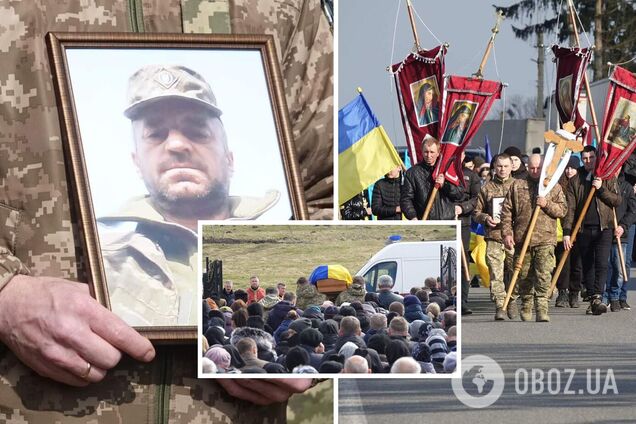 В Тернопольской области простились с погибшим героем: его дед был в сталинских лагерях, а дядя командовал подразделением УПА. Фото