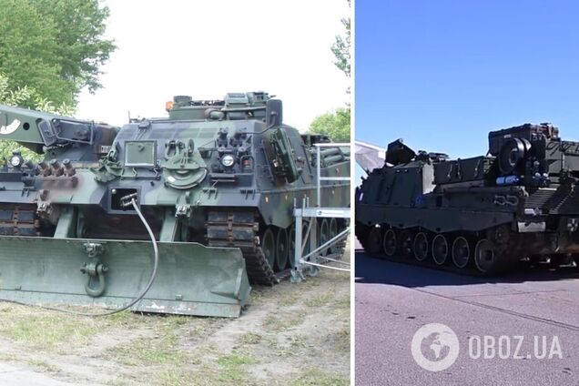 Канада отправила Украине бронированные тягачи Bergepanzer 3. Видео