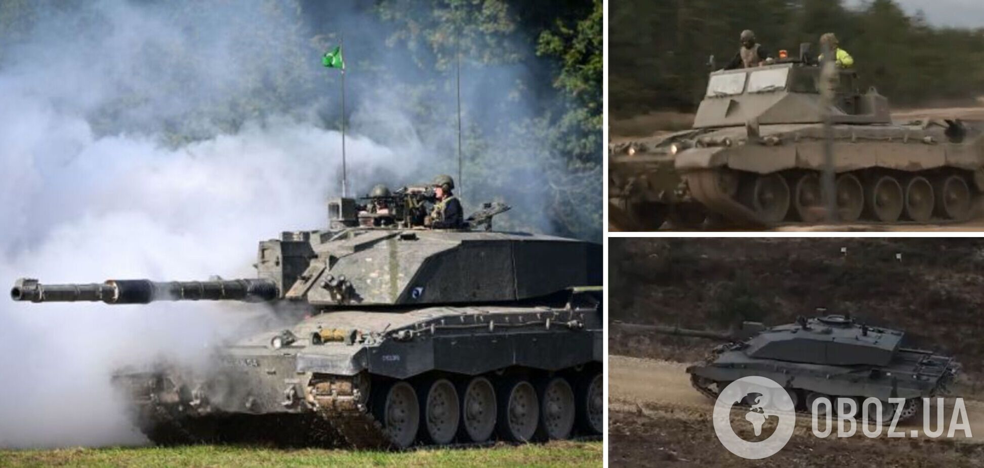 Лесами, полями, болотами: в Минобороны Британии показали, как украинские воины тренируются на танках Challenger 2. Видео