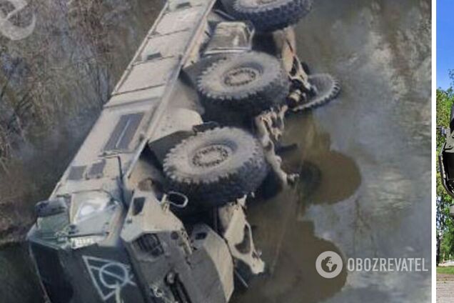 Як втопити $1,5 мільйона у канаві: російські військові показали майстер-клас і 'приземлили' бронеавтомобіль 'Тайфун-К'. Фото