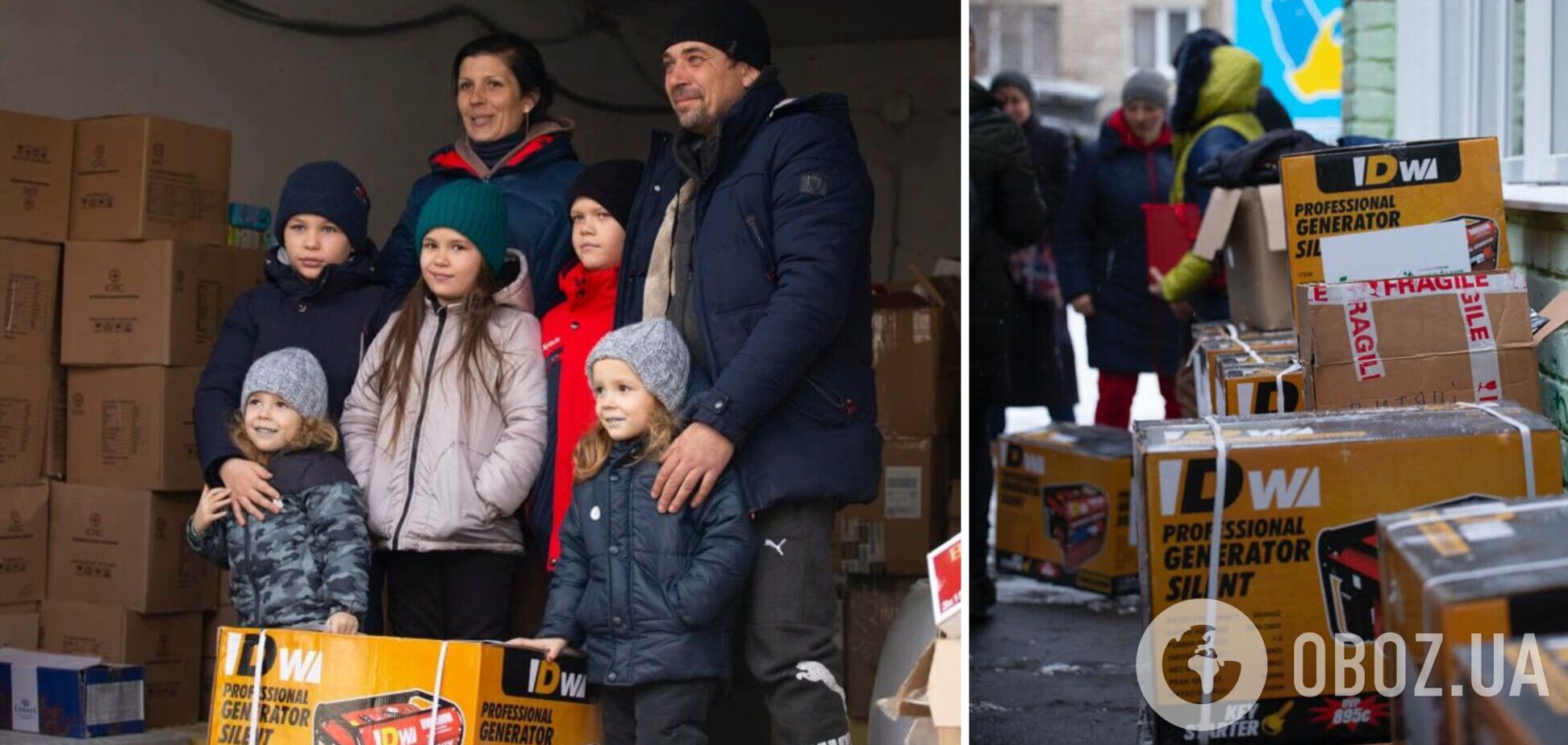 Нардепы от 'Евросолидарности' передали 40 генераторов многодетным семьям на деоккупированной Харьковщине