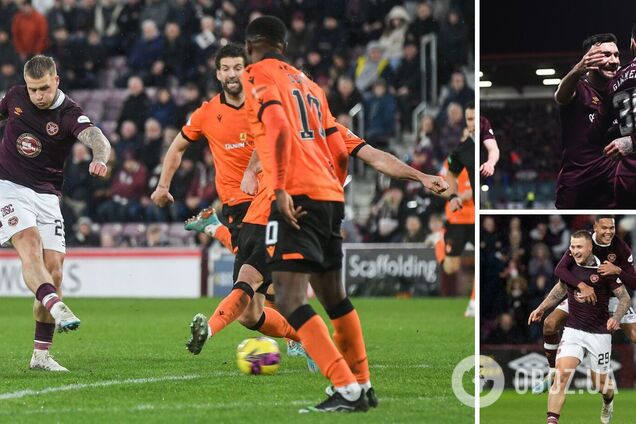 В Шотландии футболист забил фантастический гол с центра поля на последней секунде. Видео