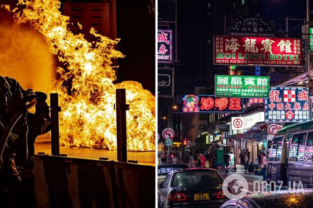 В Гонконге загорелся небоскреб: есть пострадавшие. Фото и видео