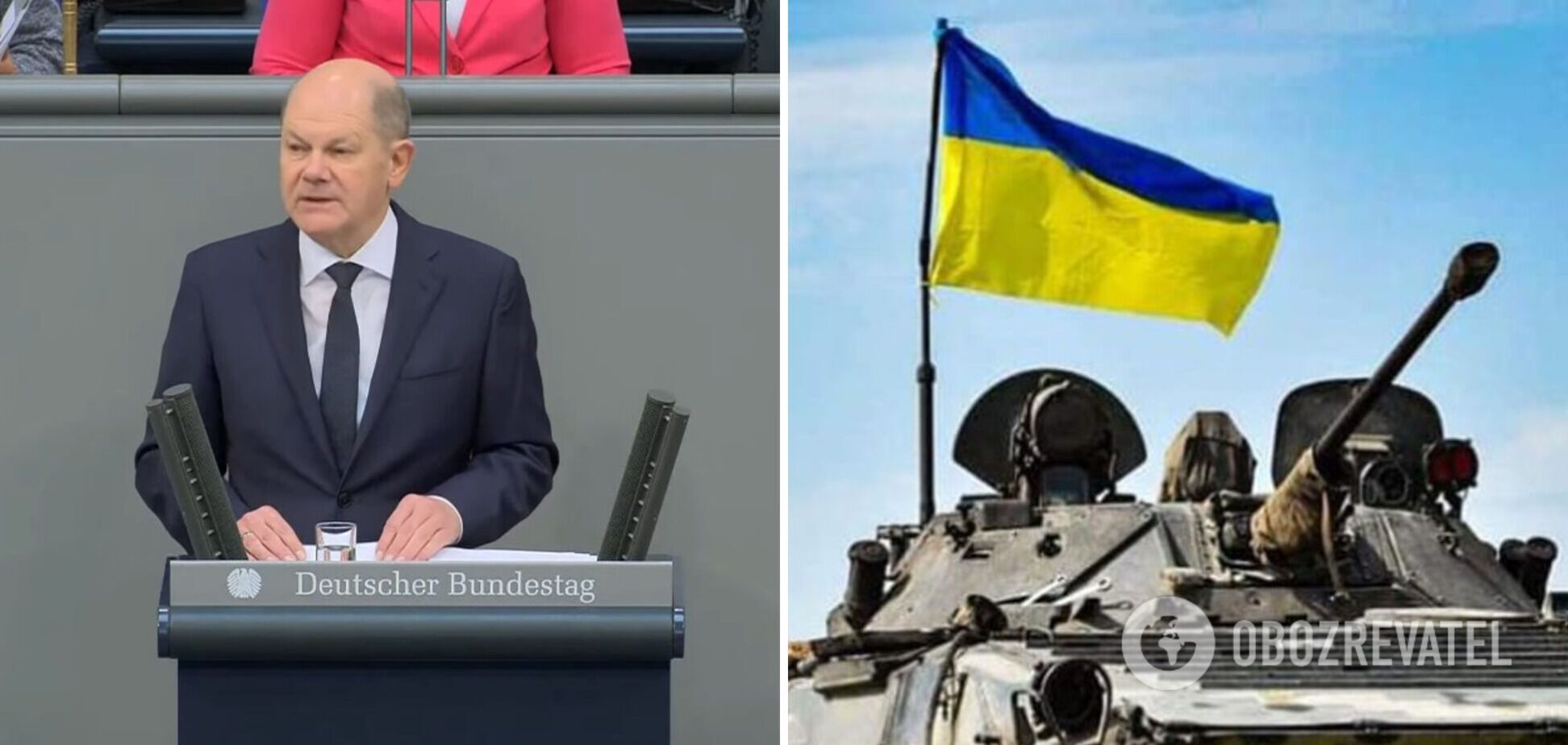 Шольц розкритикував противників військової допомоги України і нагадав про Бучу і Маріуполь