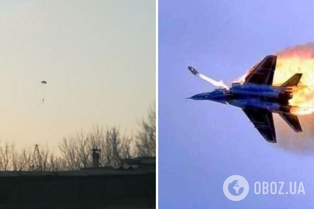 Оккупанты из систем ПВО сбили российский самолет над Донецком. Фото и видео