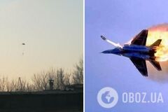 Окупанти із систем ППО збили російський літак над Донецьком. Фото і відео 