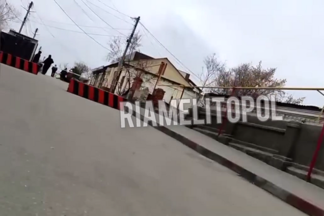Мелітополь. Ворожий блокпост