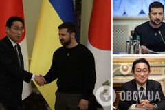 Зеленский провел переговоры с премьером Японии Кисидой: говорили о международной безопасности и восстановлении Украины. Фото и видео