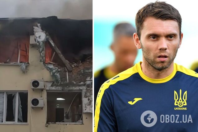 Россияне обстреляли школу в 50 метрах от дома защитника сборной Украины. Там живут его родители